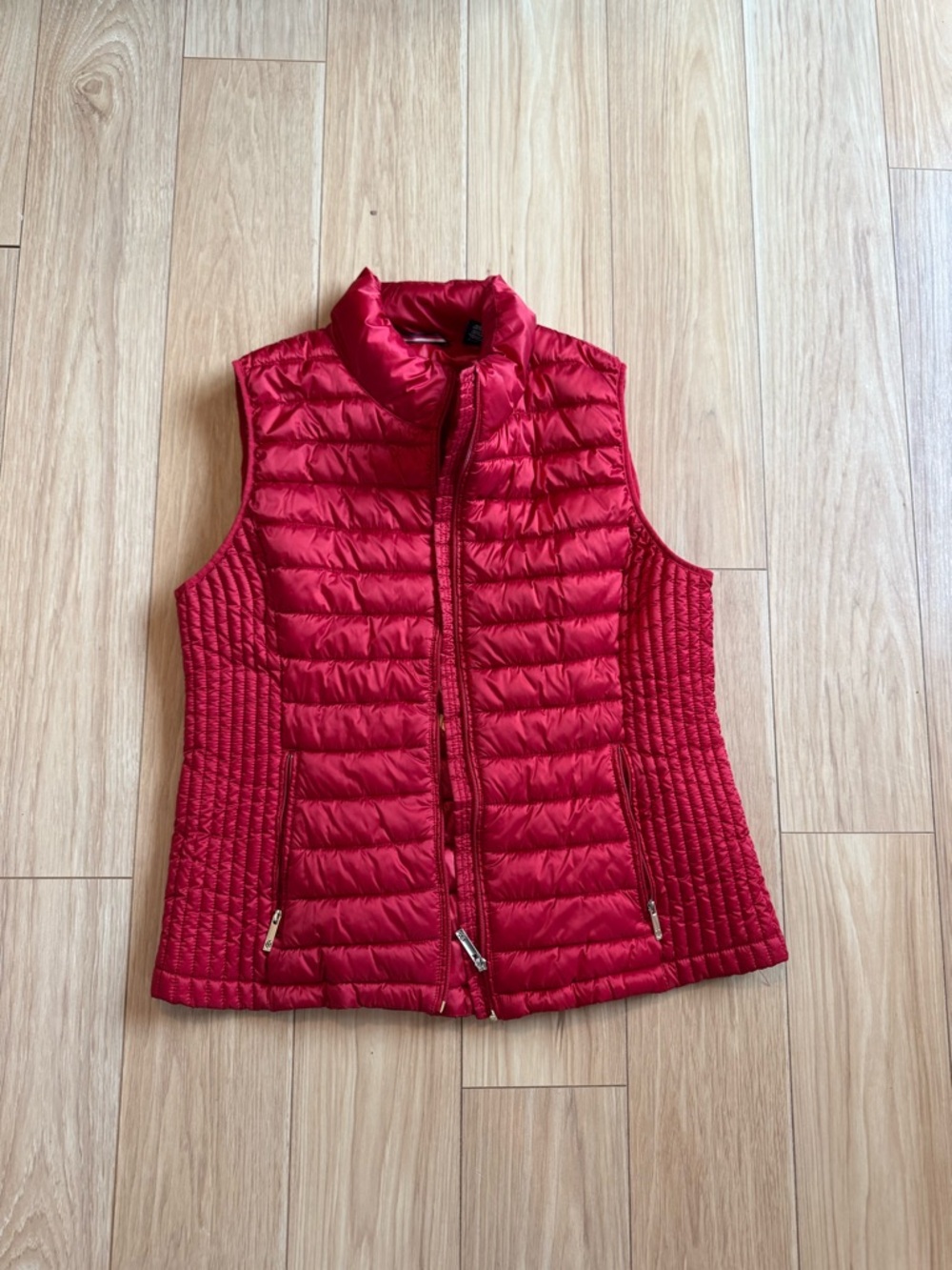 Tommy Hilfiger Red Quilted Puffer Vest